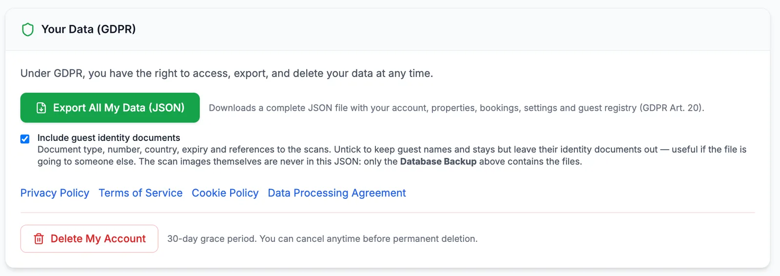 Your Data, Always Yours